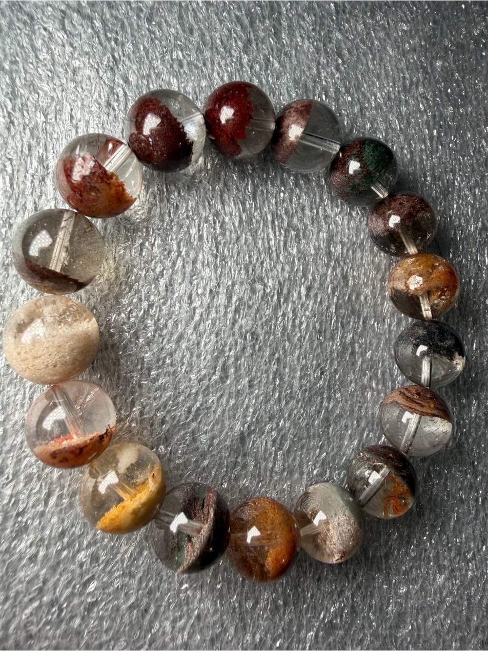 Too Quality Autumn Half Bowl Garden Quartz Natural Crystal Bracelet